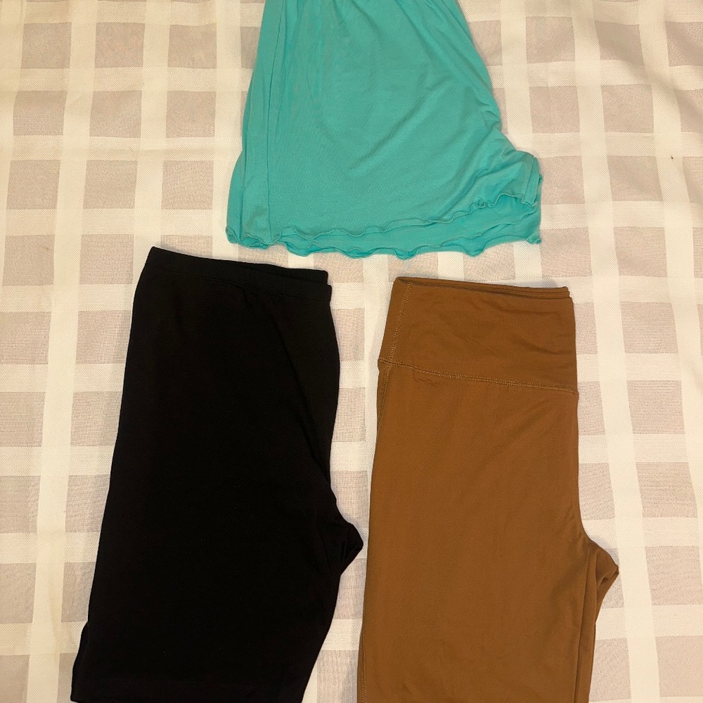 NWOT‎ Zenana 2X and 3X shorts bundle
